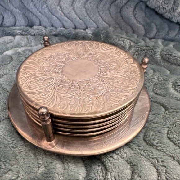 elegence Other - Elegant Silver Coaster Set
